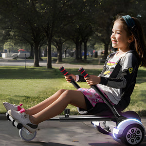Hoverboard Seat Attachment | Adjustable Frame | Fits 16.5-25.4cm Hoverboards | 99.8kg Capacity | For Kids & Adults