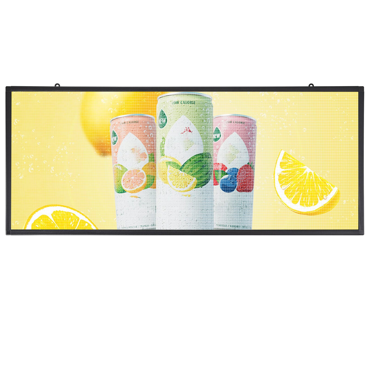 Programmable LED Sign P6 | Full Colour LED Scrolling Panel 99x41cm | WiFi & USB Control | Custom Text & Animation Display Board for Shops, Businesses & Events