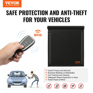 Faraday Bag | 16.9x15" Signal Blocking Case for Laptop/Tablet | Black