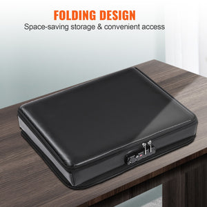 Fireproof Document Box | Lockable Fireproof & Waterproof File Bag | 450x140x315mm for Money, Documents & Jewelry