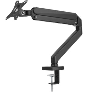 Single Monitor Mount 13"-32" | Gas Spring Arm | 9.1kg Capacity | C-Clamp or Grommet Mount