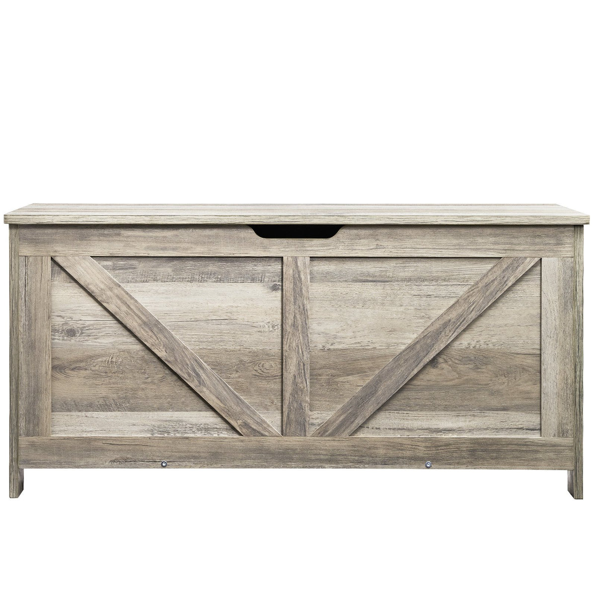 Toy Storage Bench | Wooden 38.98"x15.55"x18.9" Chest for Kids Toys | Grey