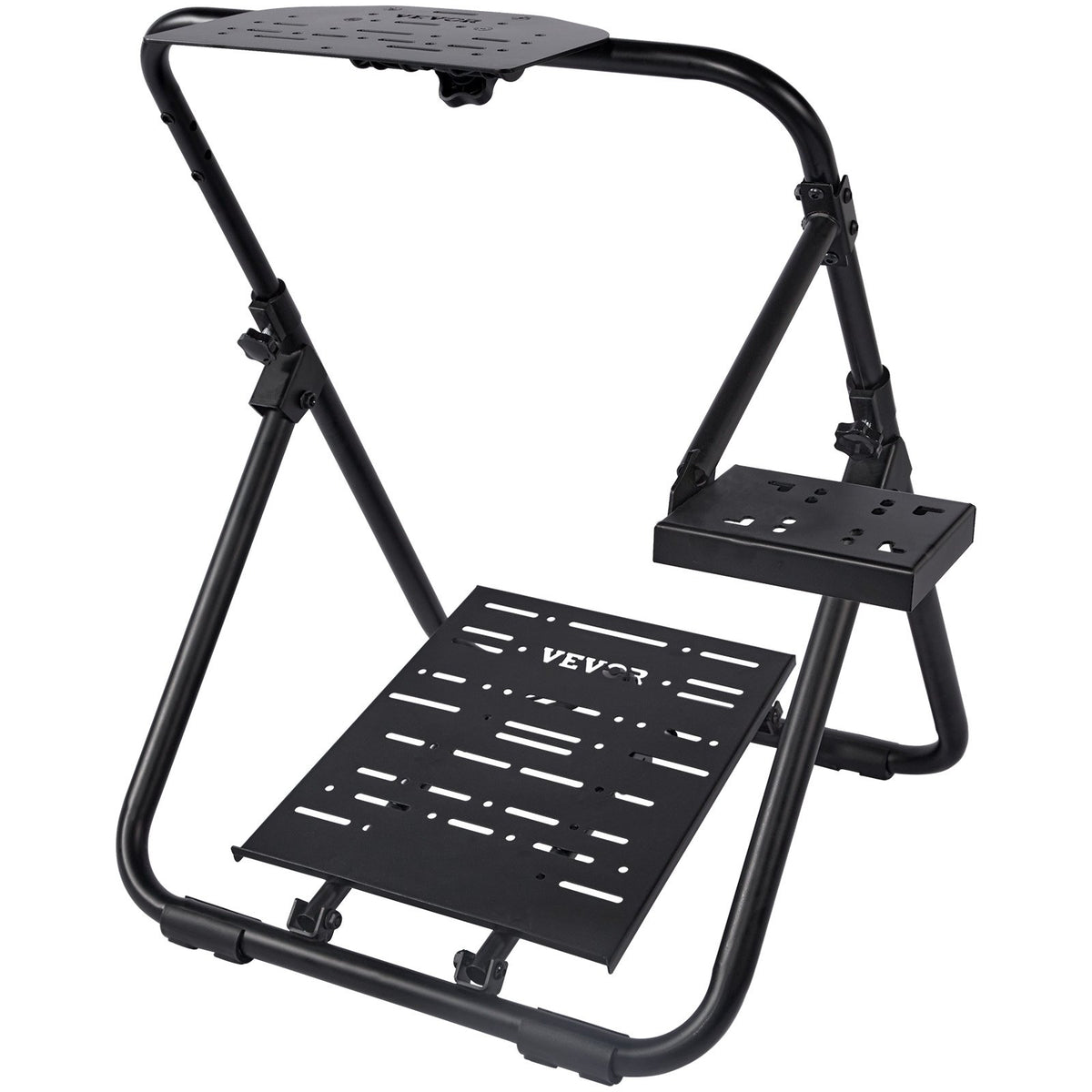 Racing Wheel Stand | Foldable Height Adjustable Base | For Logitech & Thrustmaster GT/Formula Seating