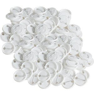 Button Badge Parts | 1.25" Supplies for Maker Machine | 500 Sets