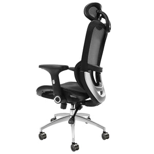 Mesh Office Chair | Adjustable High Back Desk Chair with Lumbar Support & Headrest | Swivel Task Chair