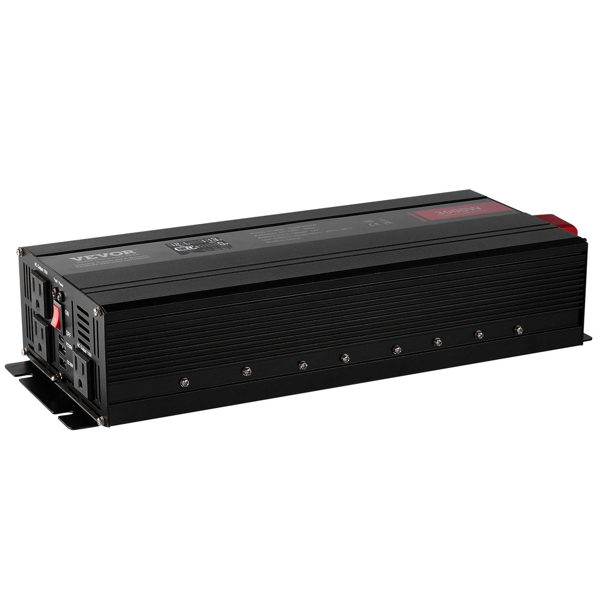 Modified Sine Wave Inverter 3000W | DC 12V to AC 230V | LCD Display | CE/FCC Certified