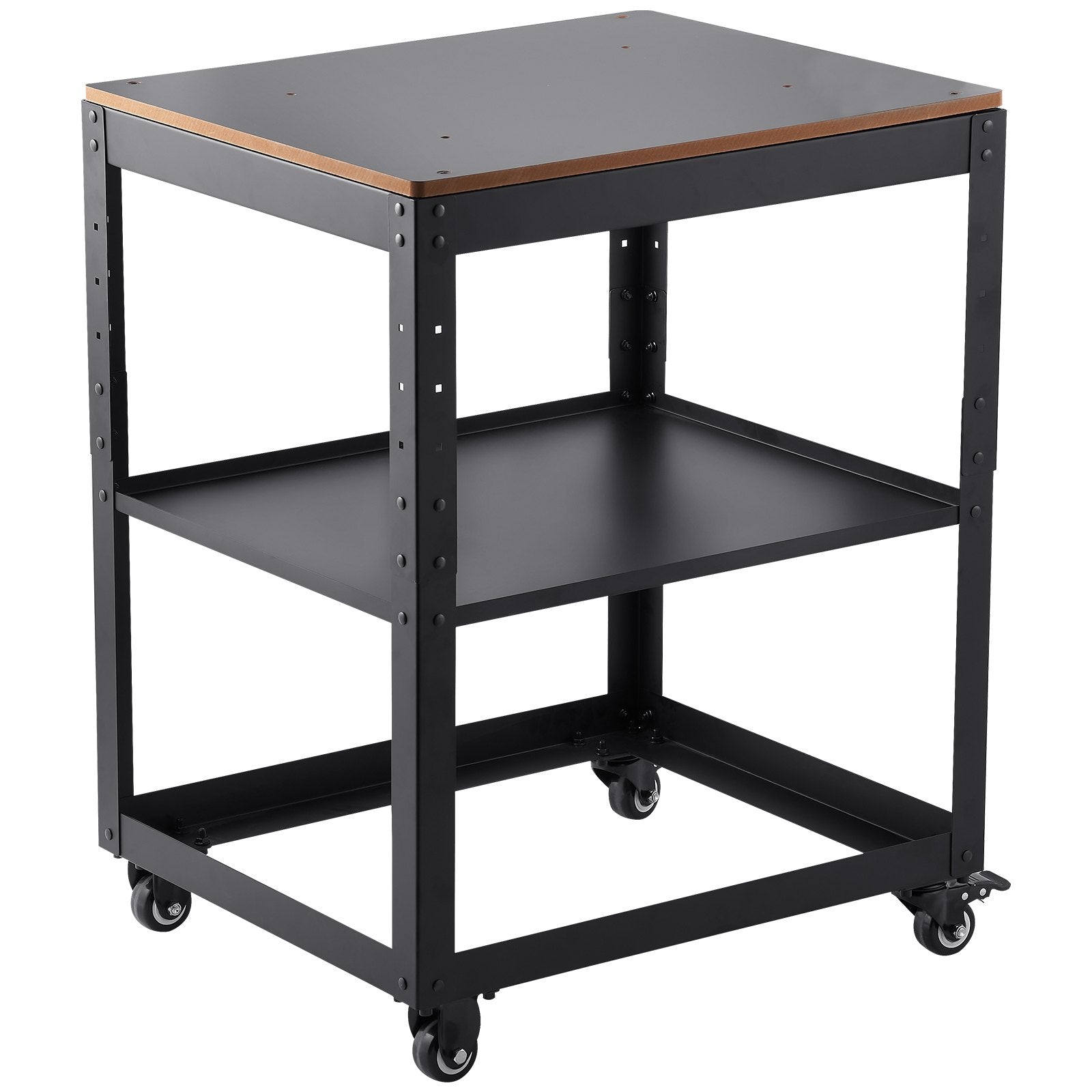 Planer Stand 45kg Capacity | 3-Height Adjustable Table with Casters & Storage | Fits Most Planers, Saws & Benchtop Tools
