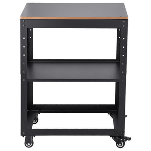 Planer Stand 45kg Capacity | 3-Height Adjustable Table with Casters & Storage | Fits Most Planers, Saws & Benchtop Tools