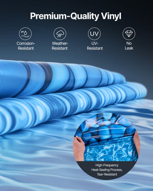 Oval Pool Liner | 15x30 ft Unibead 52" Wall Height Liner