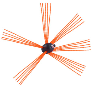 Chimney Sweep Kit 9m | 9 Nylon Rods with 360° Brush & Accessories | Fits Most Fireplace Flues