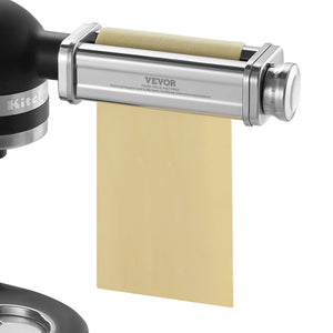Pasta Attachment for KitchenAid | Stainless Steel Pasta Sheet Roller | 8 Thickness Settings
