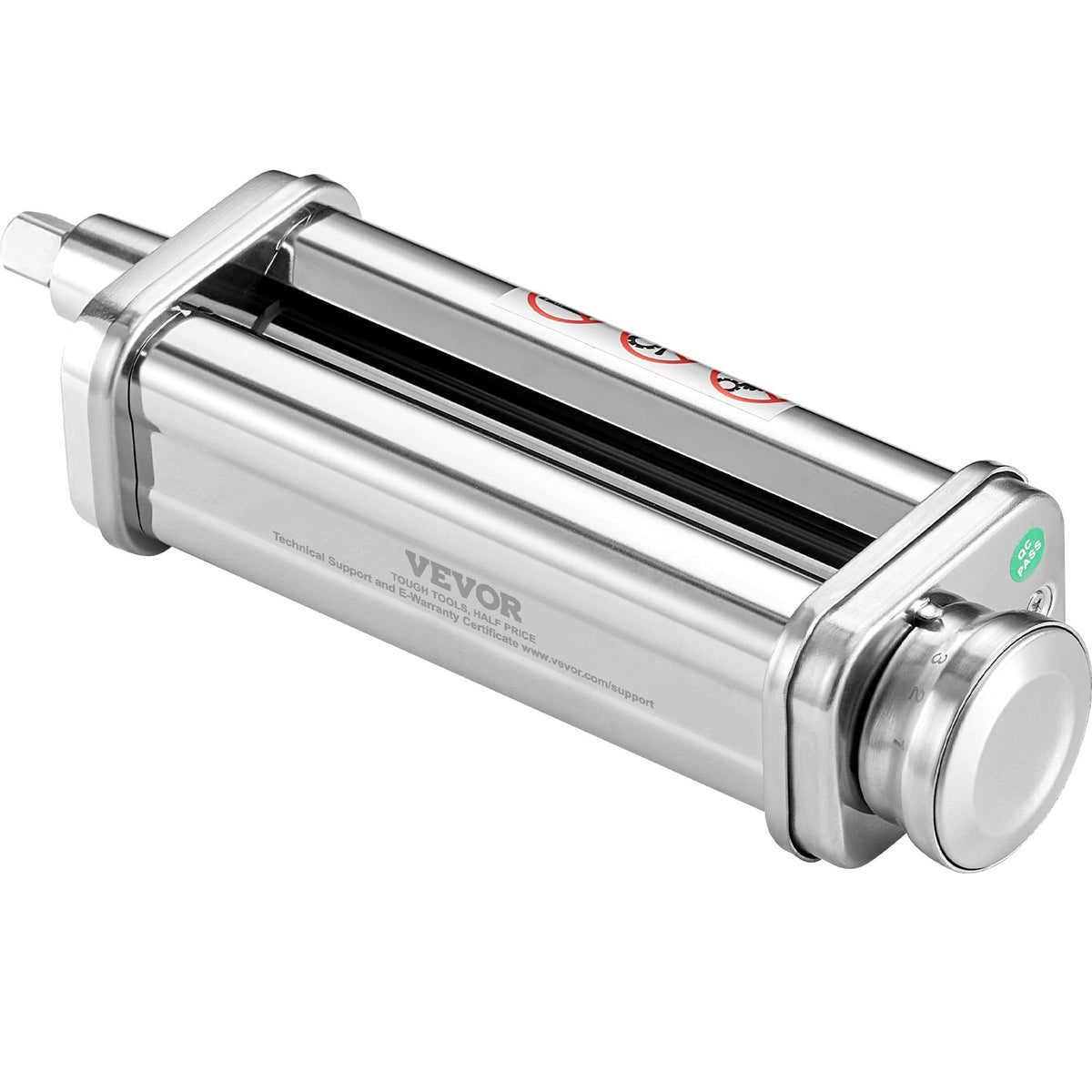 Pasta Attachment for KitchenAid | Stainless Steel Pasta Sheet Roller | 8 Thickness Settings