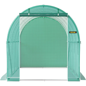 Walk-in Tunnel Greenhouse | 15x7x7 ft | Galvanised Frame & Waterproof Cover