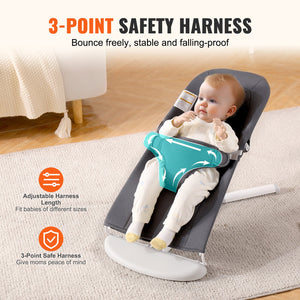 Baby Bouncer Seat | Folding Chair with 2 Recline Positions (Variant 2)