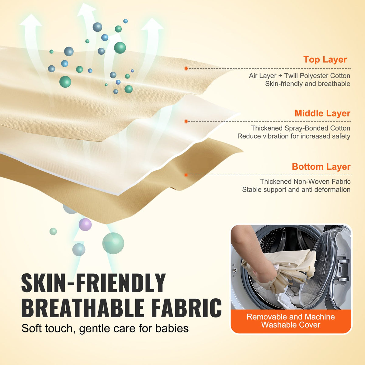 Baby Bouncer Seat | Folding 0–9 Month Infant Chair with Toy Bar