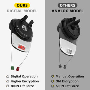 Garage Roller Door Opener 800N | Electric Roller Gate Kit with 2 Remotes | 220V | For Residential & Commercial Garage Doors