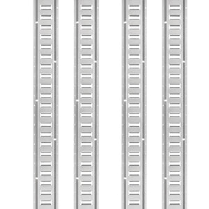E-Track Tie-Down Rail Kit 24pc | 8 Steel Rails + O-Rings + Tie-Offs | 816kg Load Capacity