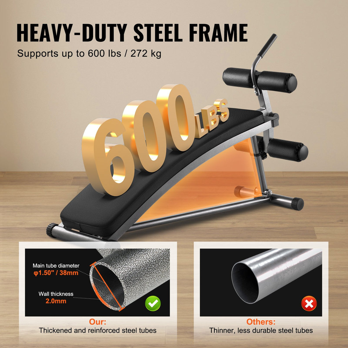 Adjustable Weight Bench | Sit-Up & Incline Strength Training Bench