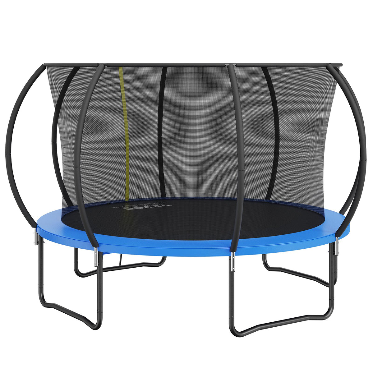 Trampoline | 3.66m Heavy Duty 181kg Capacity with Ladder, Curved Pole & Safety Net | Outdoor Recreational for Kids & Adults