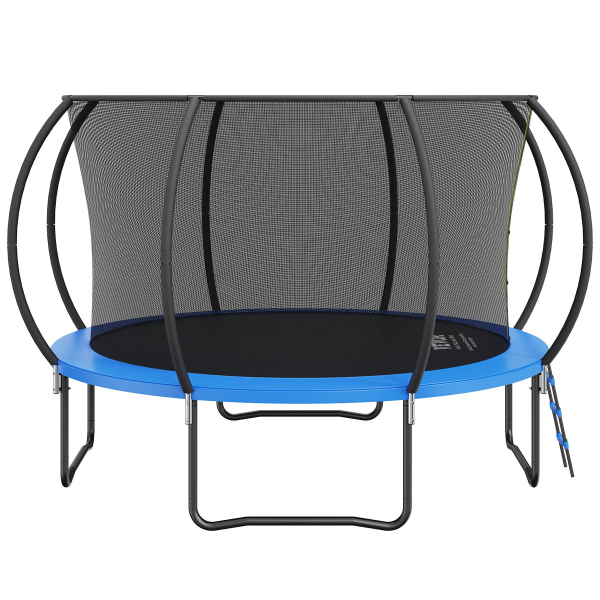 Trampoline | 3.66m Heavy Duty 181kg Capacity with Ladder, Curved Pole & Safety Net | Outdoor Recreational for Kids & Adults