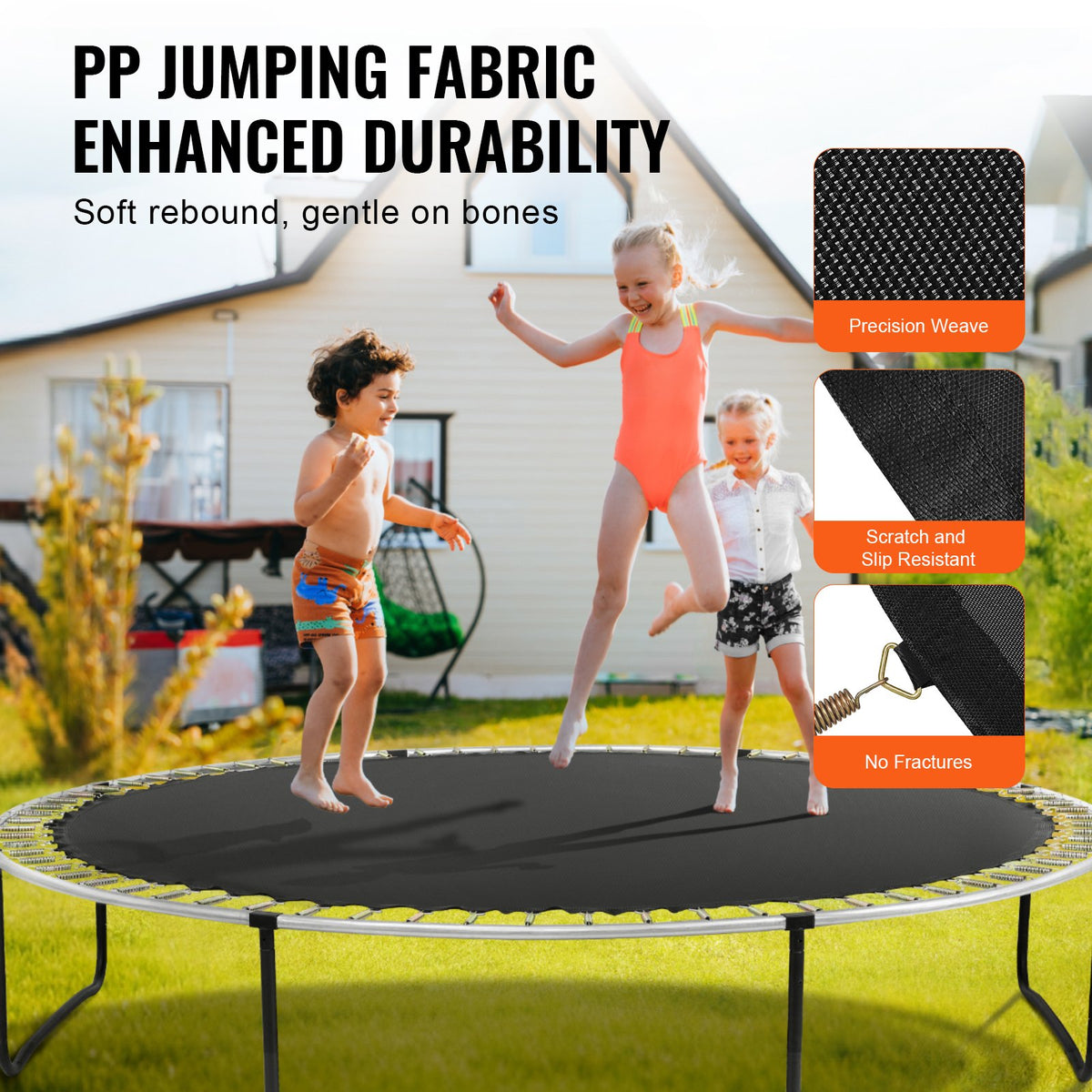 Trampoline Mat | Replacement for 12ft Frame with 72 V-Rings