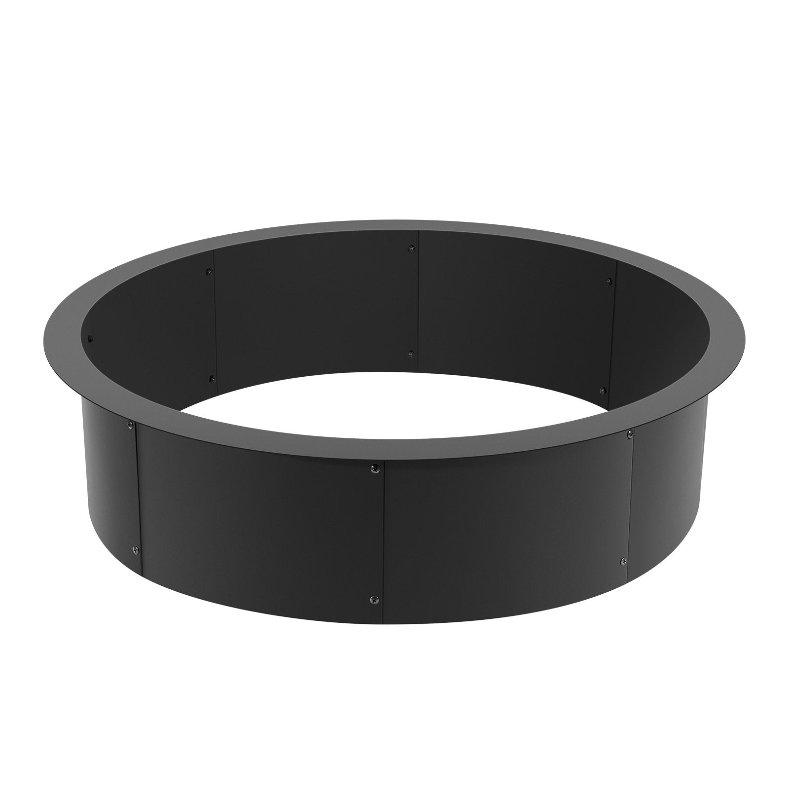 Fire Pit Ring 45" Round | Steel Campfire Ring Liner for DIY Outdoor Fire Pits