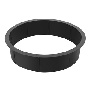 Fire Pit Ring 45" Round | Steel Campfire Ring Liner for DIY Outdoor Fire Pits