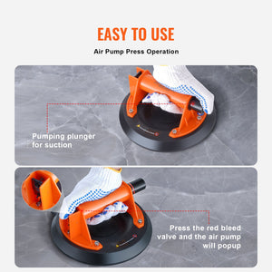 Glass Suction Cup 203mm | 278kg Capacity | With ABS Handle & Carry Case