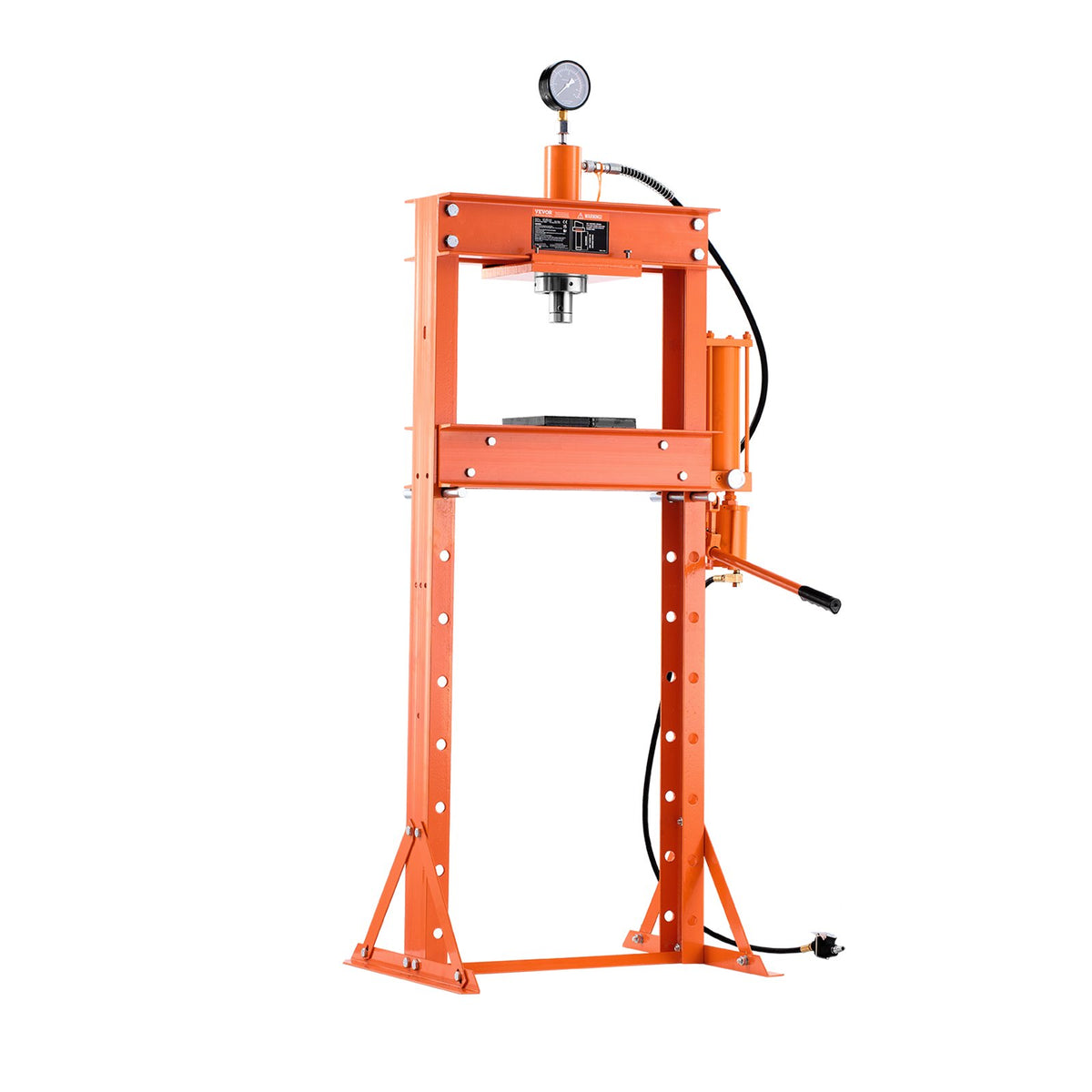Hydraulic Shop Press 20T | With Press Plate for Bending & Assembly