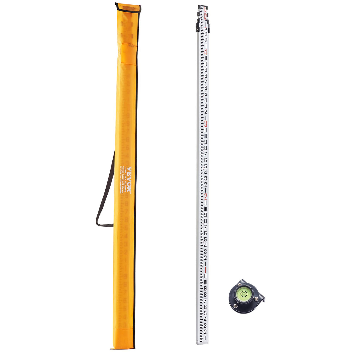 Measuring Rod | 16ft/8ths Telescopic Grade Rod with Carry Bag