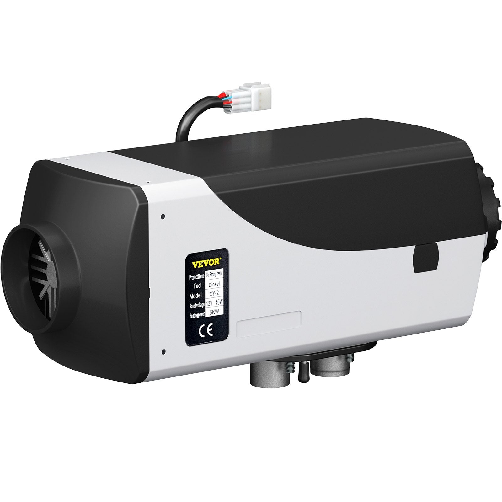 Diesel Air Heater | 5KW 12V with 10L Tank, Muffler & Remote | LCD Thermostat for RVs & Boats