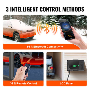 Bluetooth Diesel Air Heater | 12V 2KW with Altitude Adjustment, Remote & LCD | RV, Camper Van & Boat Heater