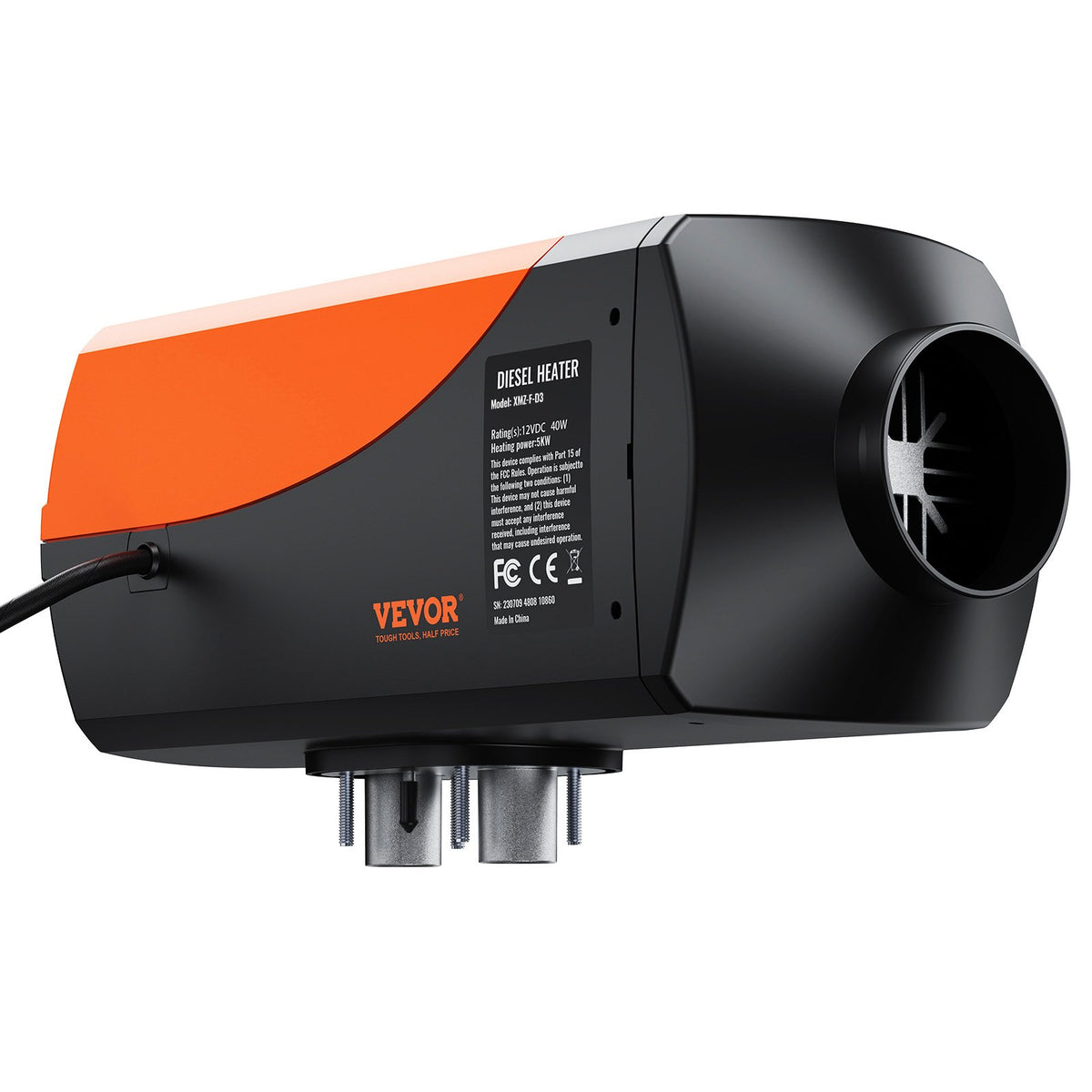 Bluetooth Diesel Air Heater | 12V 5KW with Altitude Adjustment, Remote & LCD | RV, Camper Van & Boat Heater