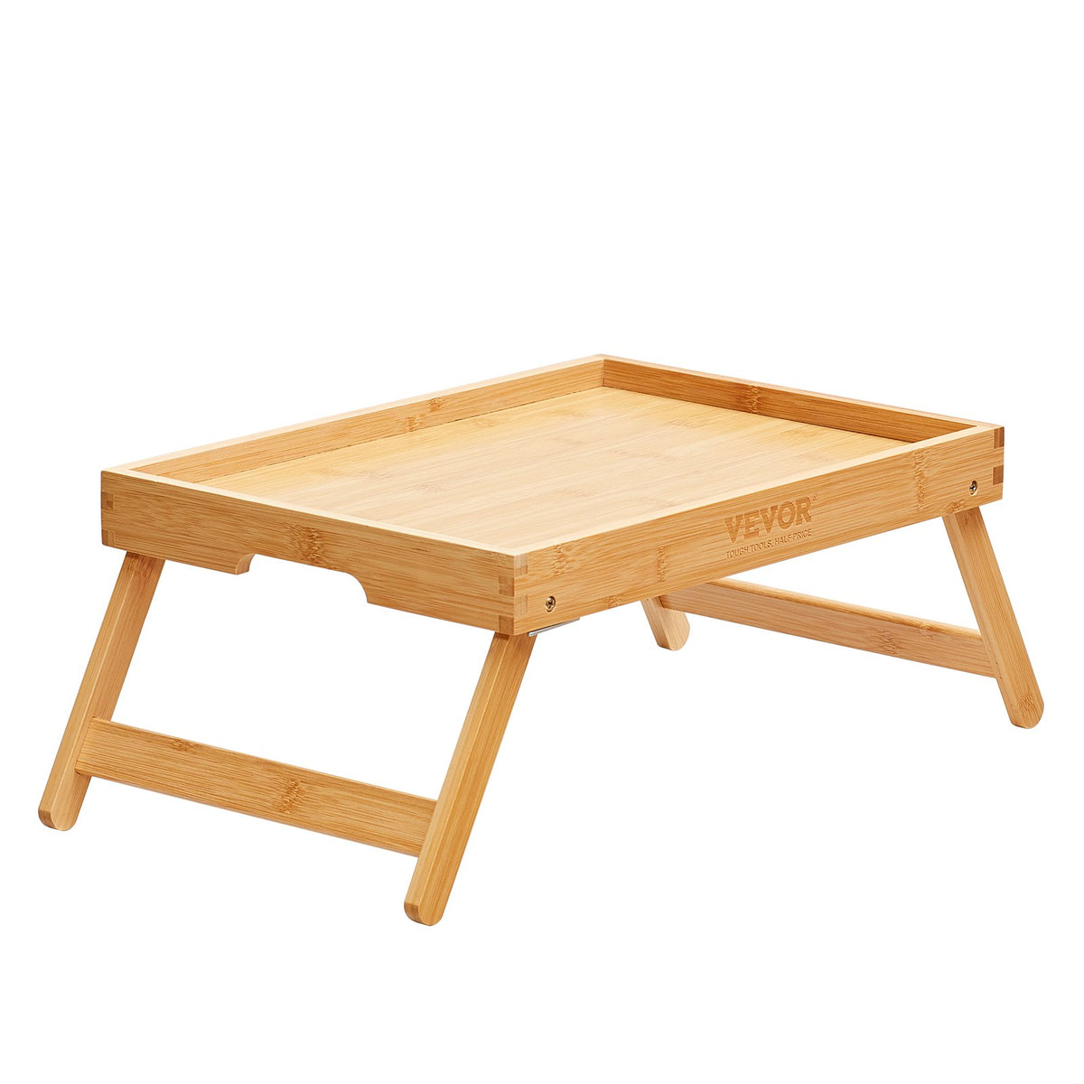Bamboo Bed Tray Table | Foldable Legs | 40x28cm Breakfast & Laptop Desk