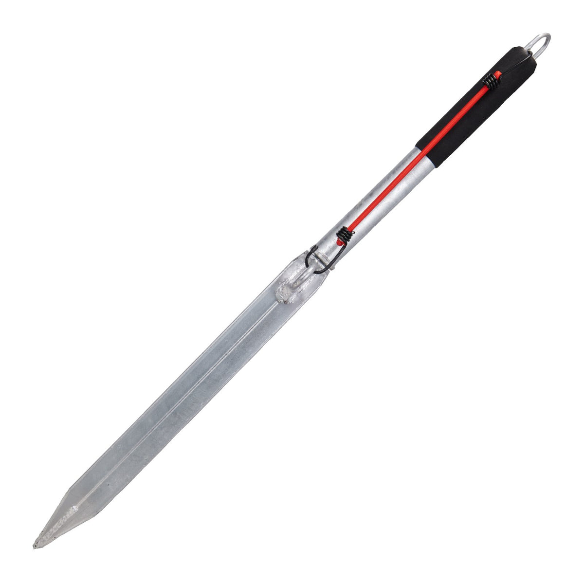 Sand Spike Boat Anchor 36 Inch | Galvanised Carbon Steel Shore Spike with Self-Hammering Design | Includes Storage Bag & Bungee Cord | For Small Boats, Jetskis, Kayaks & Pontoons