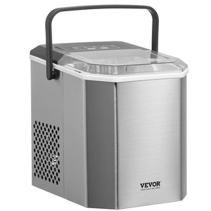 Countertop Ice Maker | 26lbs/24H Portable Self-Cleaning Machine with Scoop & Basket