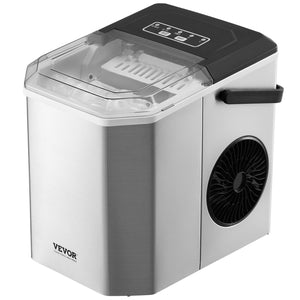 Countertop Ice Maker | 26lbs/24H Portable Self-Cleaning Machine with Scoop & Basket