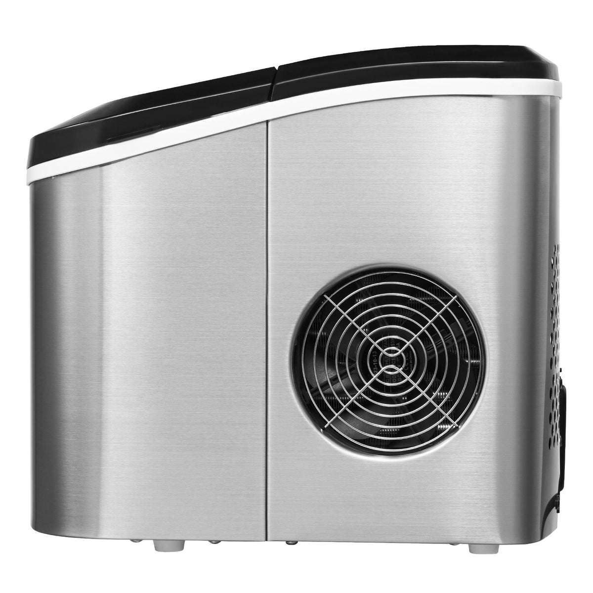 Countertop Ice Maker | 33lbs/24H Portable Self-Cleaning Machine with Scoop & Basket