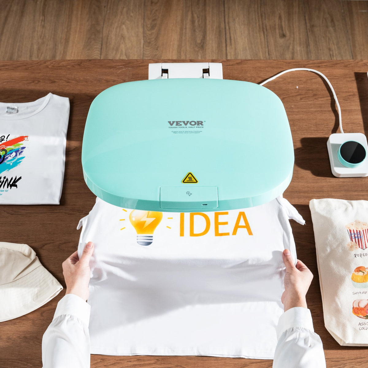 Auto Heat Press | 12x15" Professional Transfer Machine for T-Shirts