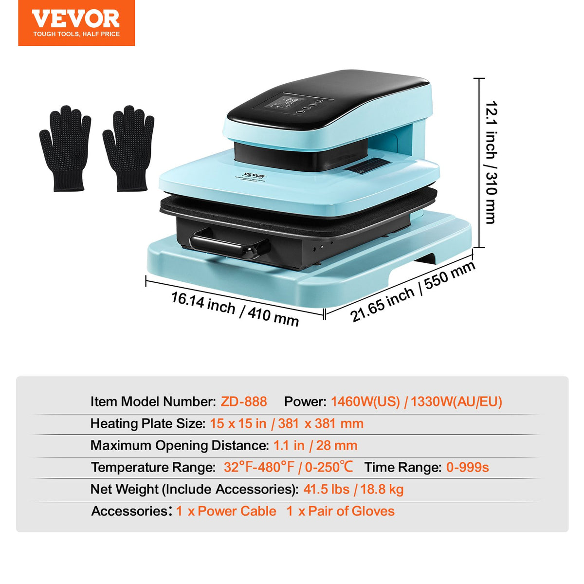 Auto Heat Press Machine 15x15 Inch | Smart T-Shirt Press with Auto Release | Sublimation, Vinyl & Heat Transfer Projects
