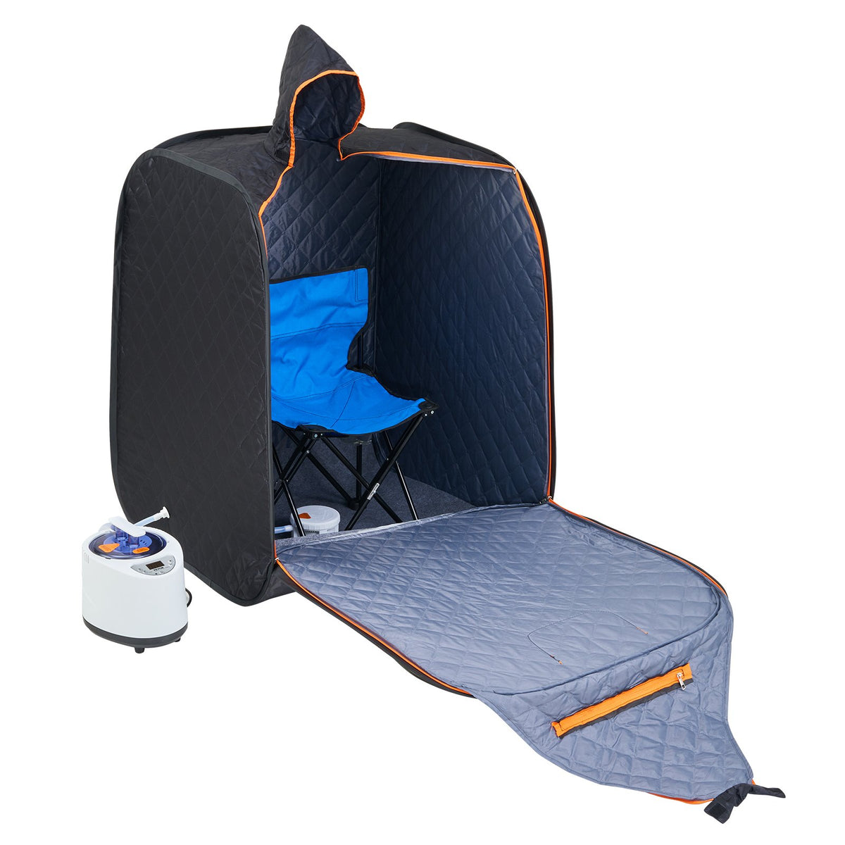 Portable Steam Sauna Tent | 1000W Personal Spa | 800x800x1000mm | Weight Loss & Detox Therapy
