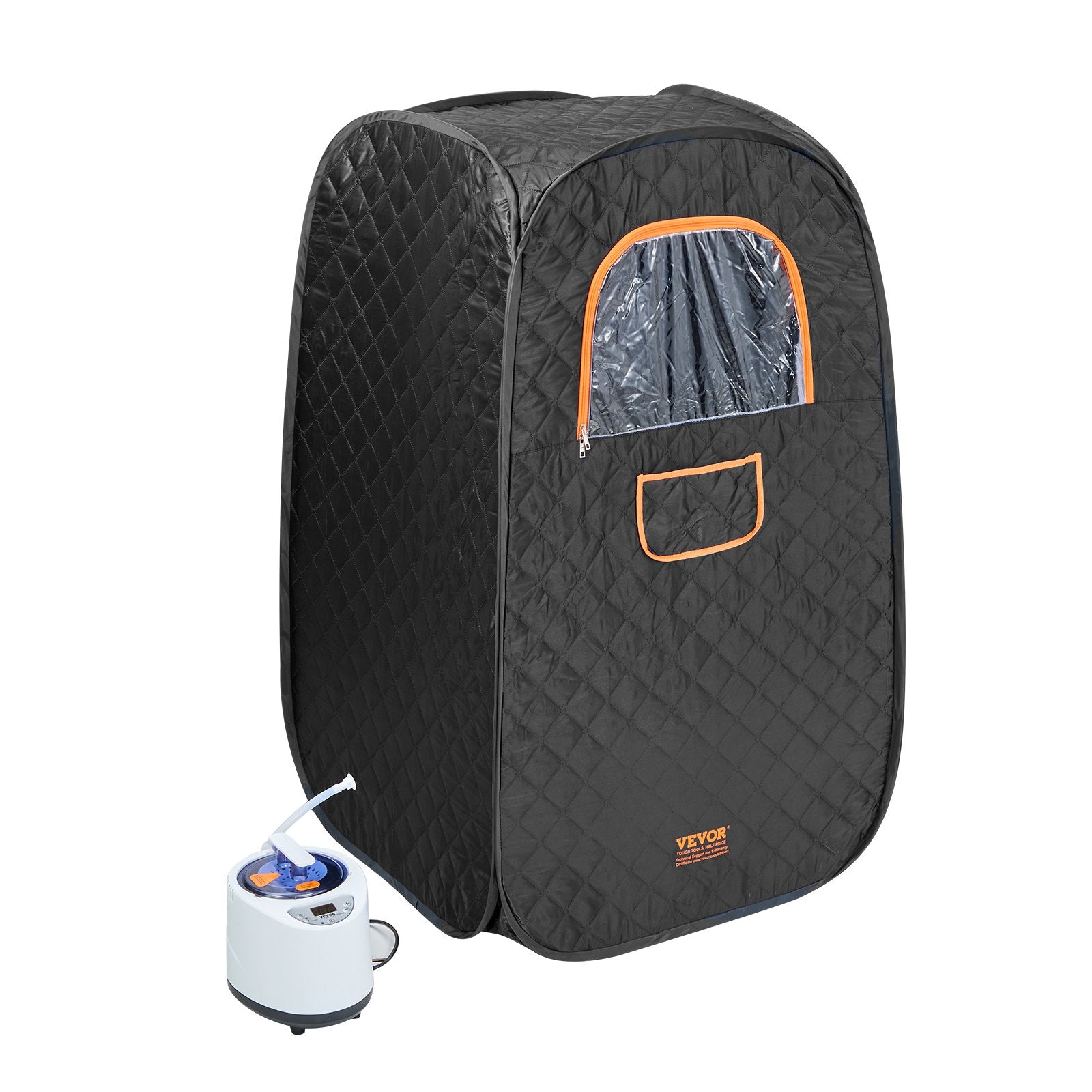 Personal Steam Sauna Tent | 1000W Compact Spa | 800x800x1330mm for Detox & Weight Loss