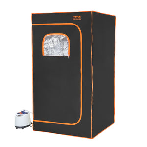 Full-Size Steam Sauna Tent | 1000W with Chair & Blanket | 880x880x1600mm Personal Spa