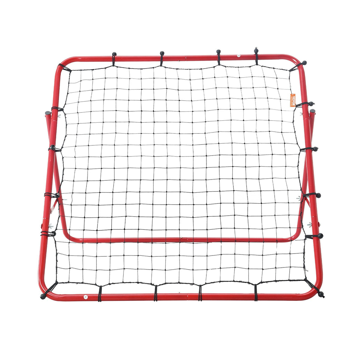 Soccer Rebounder Net 100x100cm | Portable Football Kick-Back Goal with Adjustable Angles | Training Aid for Kids, Teens & Adults | Easy Setup & Storage