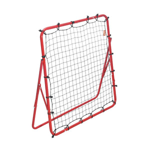 Soccer Rebounder Net 100x100cm | Portable Football Kick-Back Goal with Adjustable Angles | Training Aid for Kids, Teens & Adults | Easy Setup & Storage
