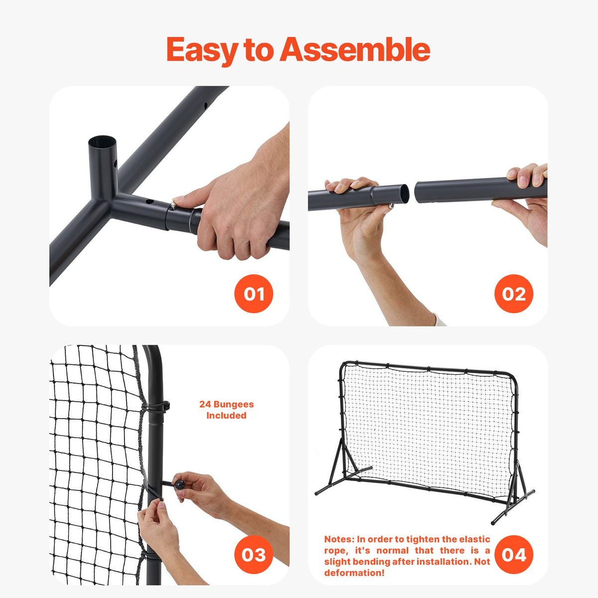 Soccer Rebound Trainer 6x4 ft | Double-Sided Net for Training