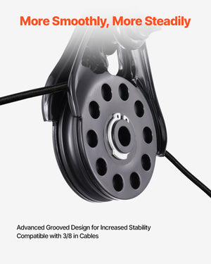Recovery Snatch Block | 14.5 Ton Pulley for ATV/UTV | 32,000lb Capacity