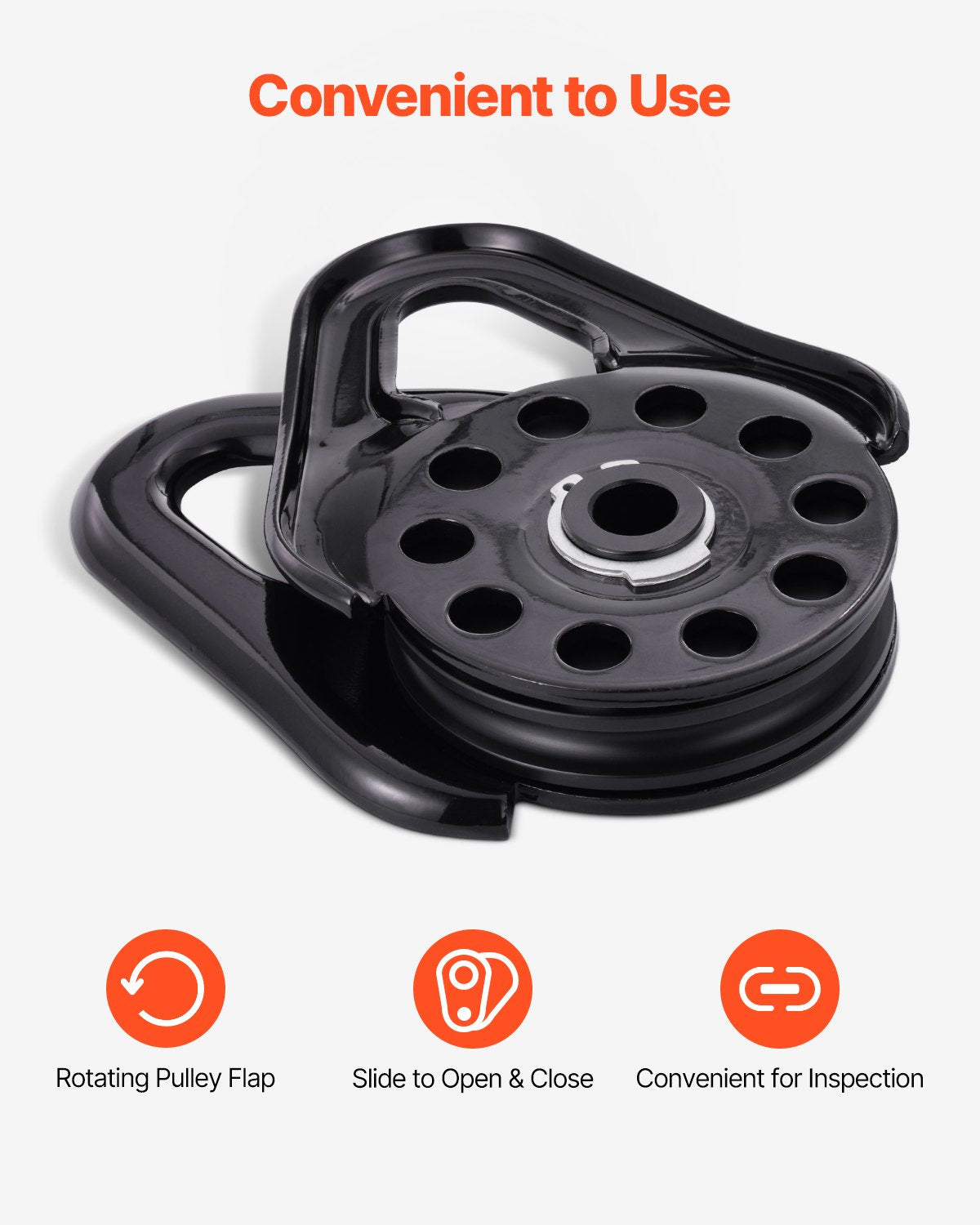 Recovery Snatch Block | 14.5 Ton Pulley for ATV/UTV | 32,000lb Capacity