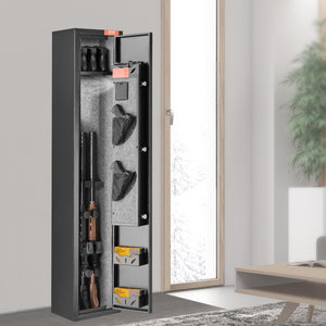Gun Safe | Digital Rifle & Pistol Storage for 3 Rifles & 4 Pistols