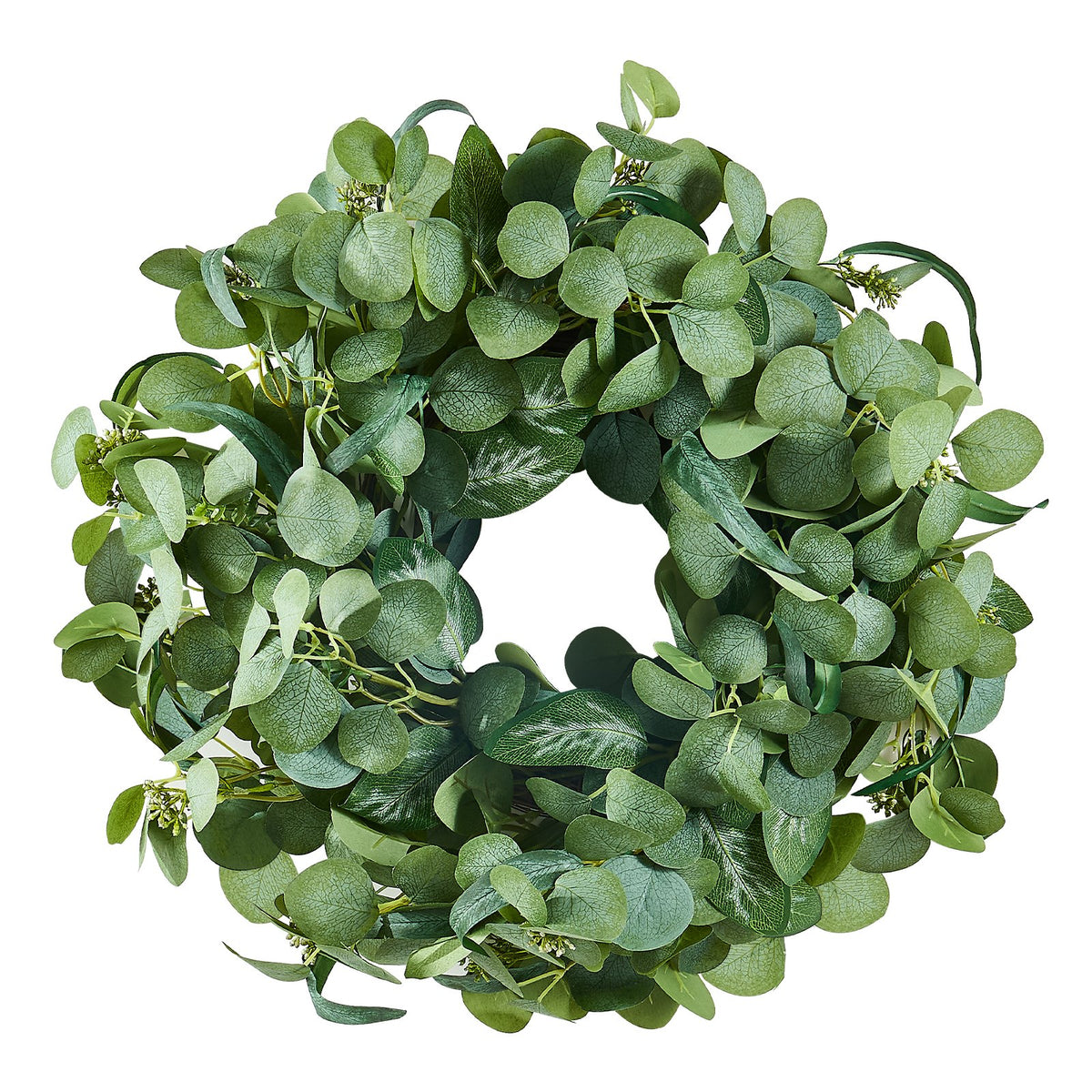 Decorative Wreath | 66cm Green Eucalyptus Leaves | Year-Round Home Decor